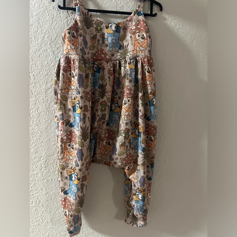 12 month Bluey Strappy - Small Shop Handmade
